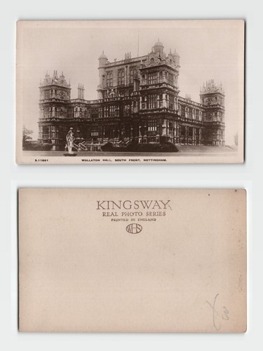 Postcard wollaton hall south - wollaton,