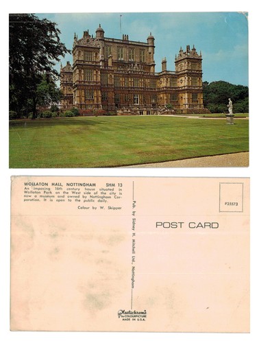Postcard wollaton hall - postcard,