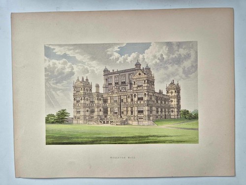 Vintage antique print - antique, 1880