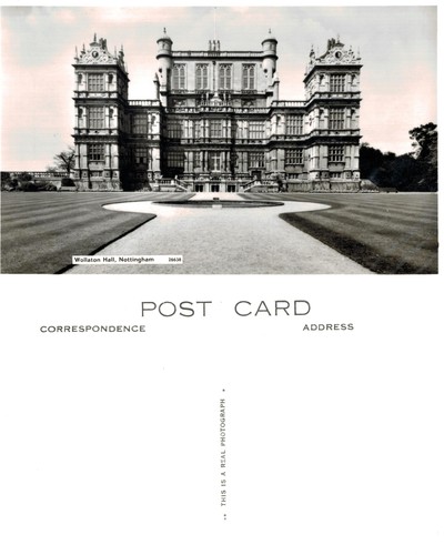 Vintage postcard wollaton - postcard,