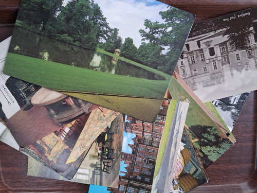 Postcards halls and stately - postcards,