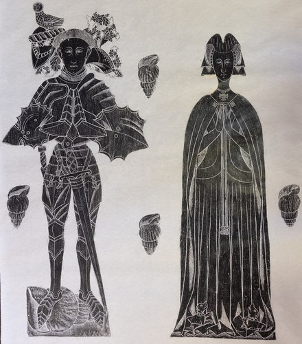 Brass rubbing sir - brass,