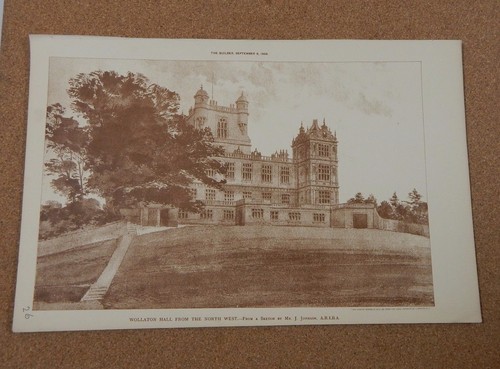 Antique architects print
