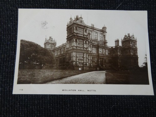 Wollaton hall notts postcard - notts,