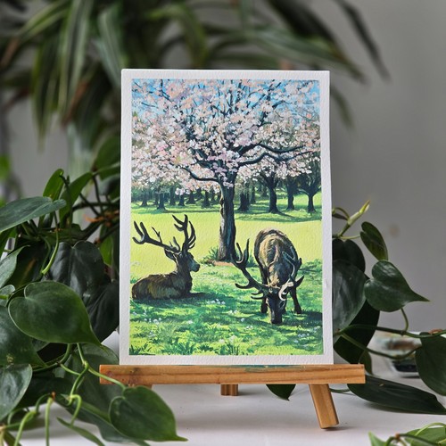 Original gouache painting - original,