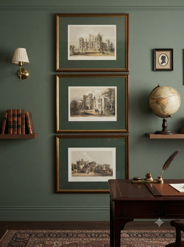 Antique architectural prints - antique,