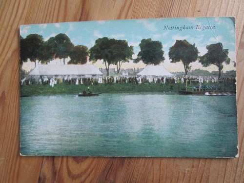 Postcard nottingham regatta - nottingham,