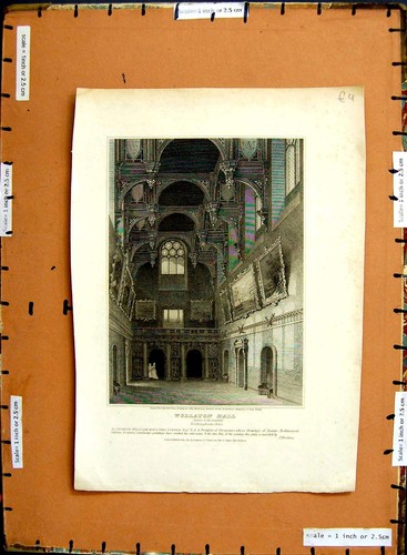 Original old antique print - antique,