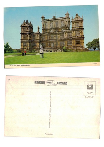 Postcard wollaton hall - wollaton,