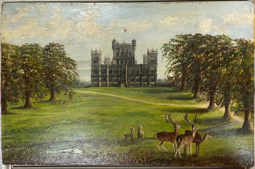 Naive victorian oil - naive, board