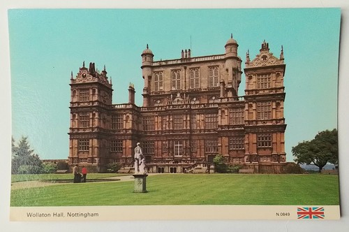 Vintage postcard wollaton - postcard, of