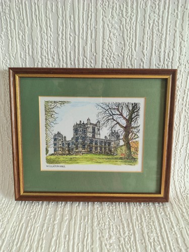 Vintage framed wollaton hall - vintage,